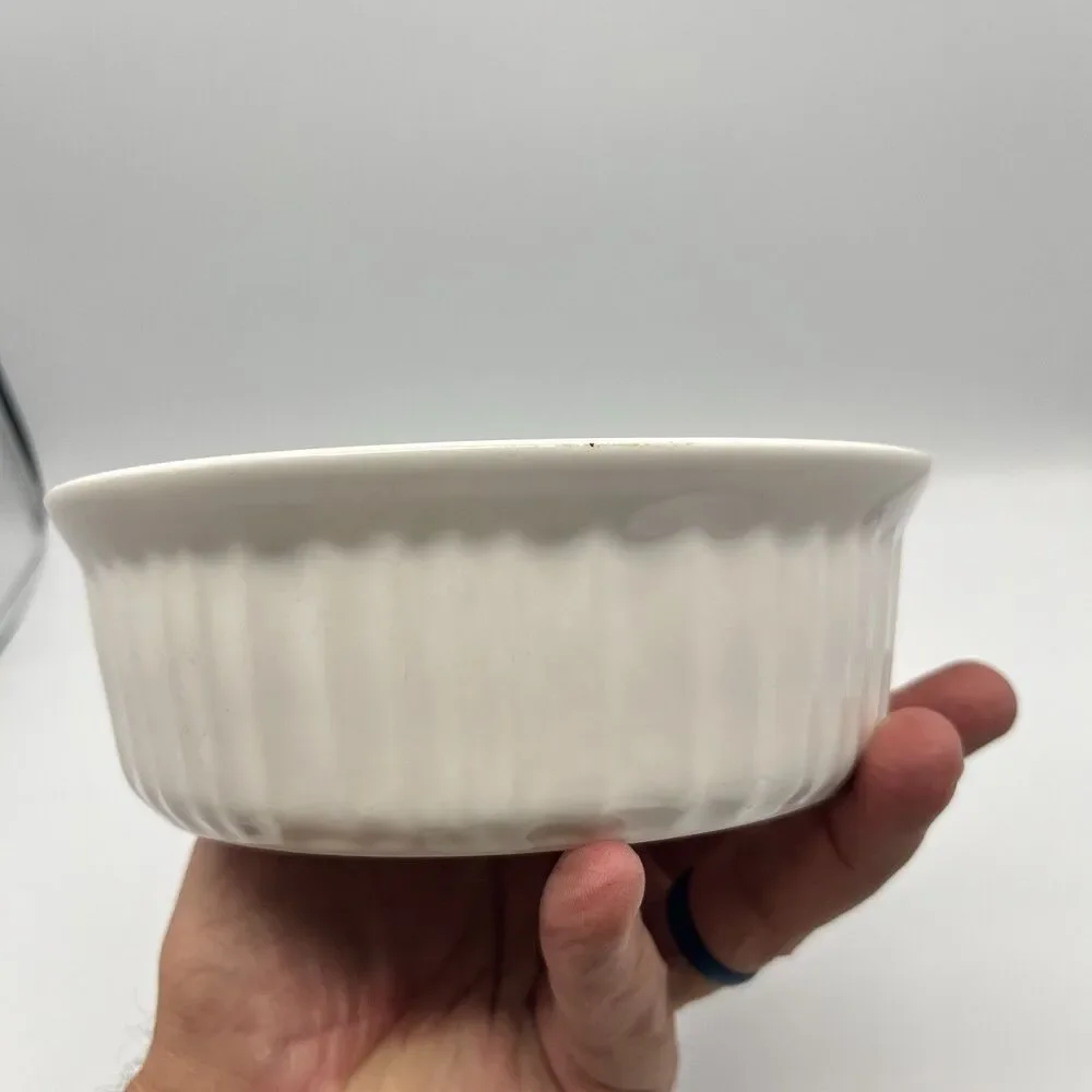Corning Ware - FRENCH WHITE - 24 Oz Casserole Dish Bowl No Lid!